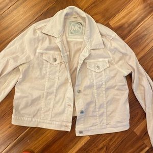 Michael Kors pale pink jean jacket